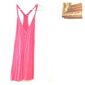 Creamy pink sun dress